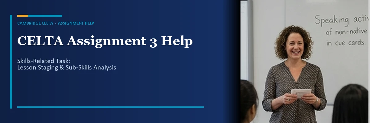 CELTA Assignment 3 Help: Skills-Related Task — receptive and productive skills lesson analysis